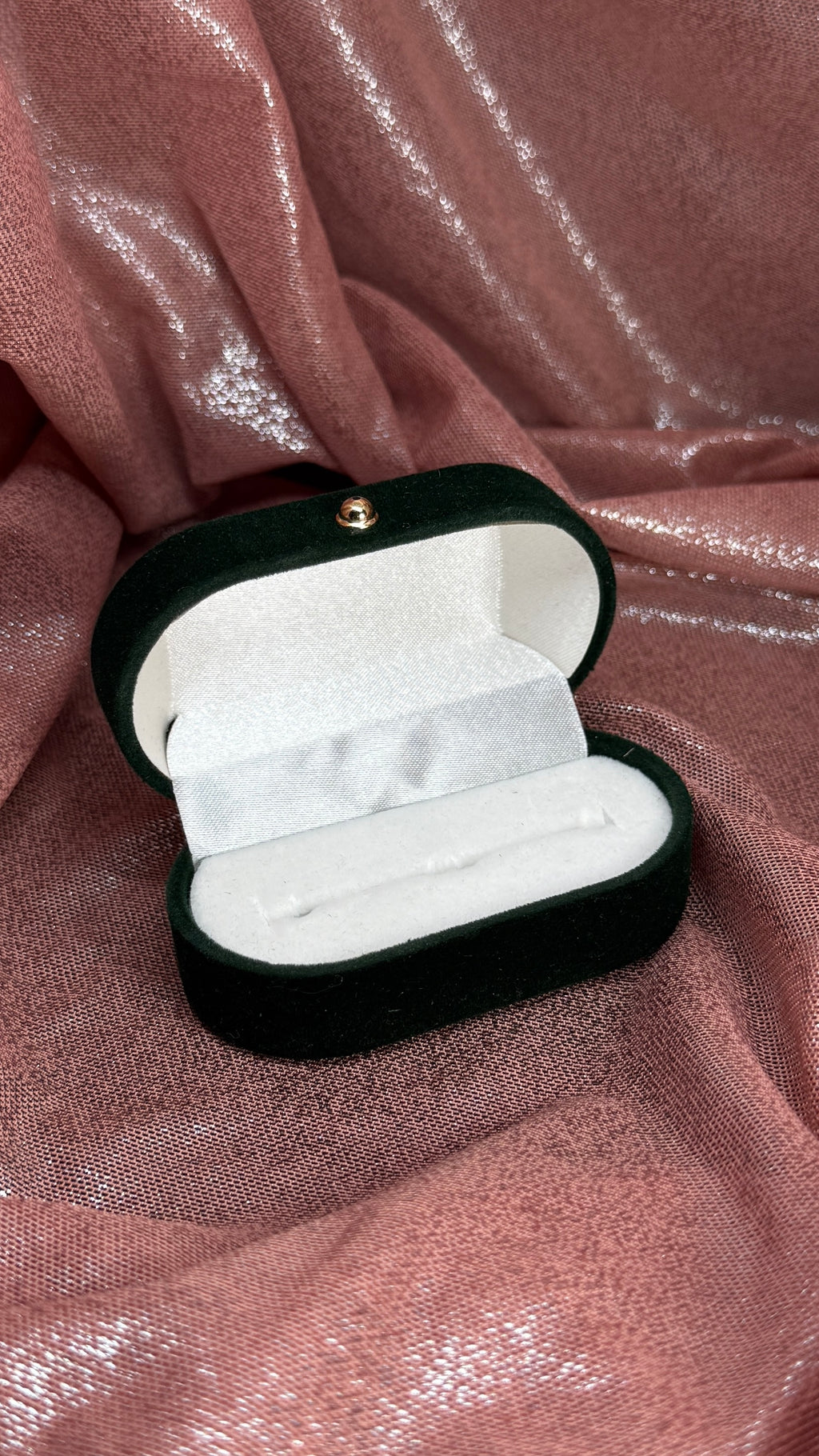 Estuché dos anillos verde