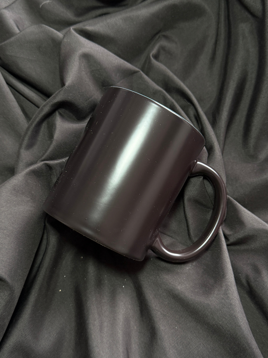 Mug mágico negro interior verde personalizado