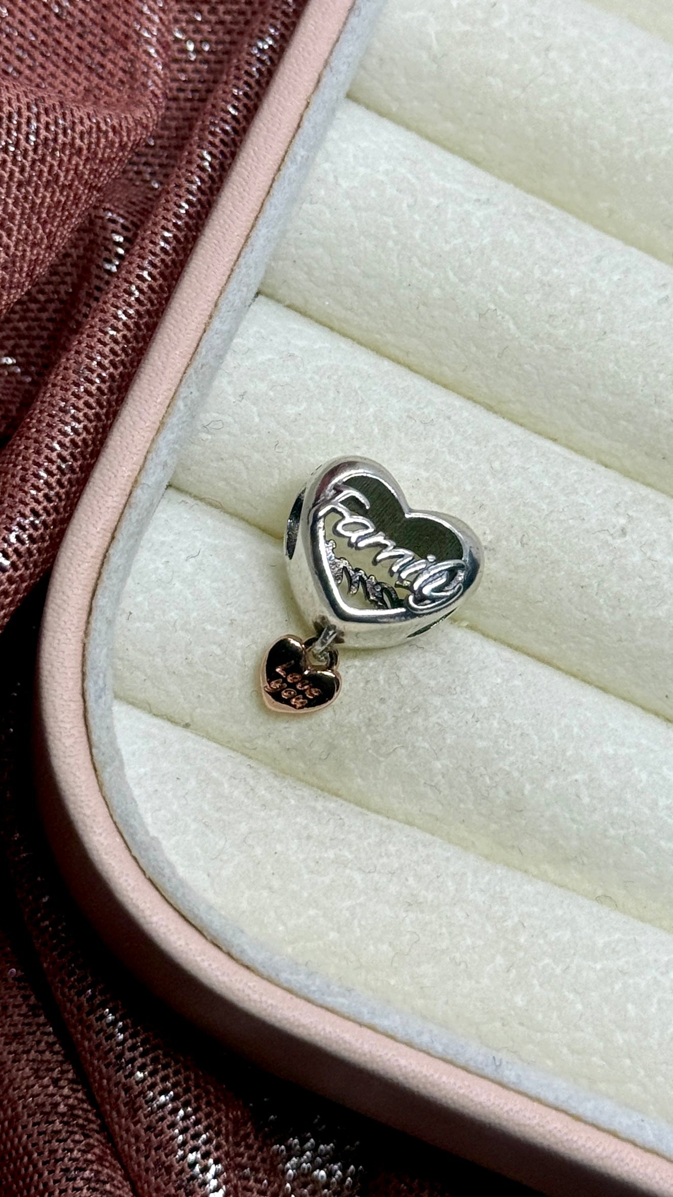 Charm dije corazón Family