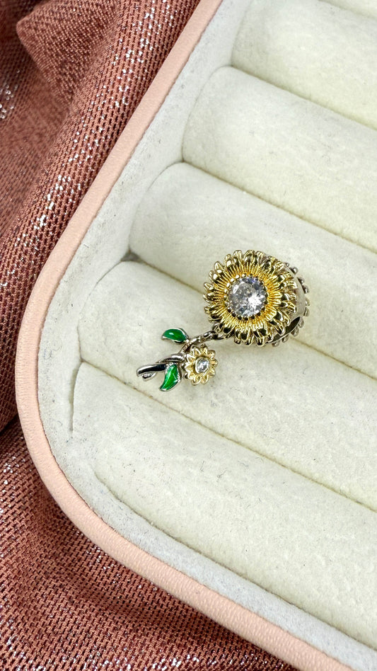 Charm Dije  Flor Girasol