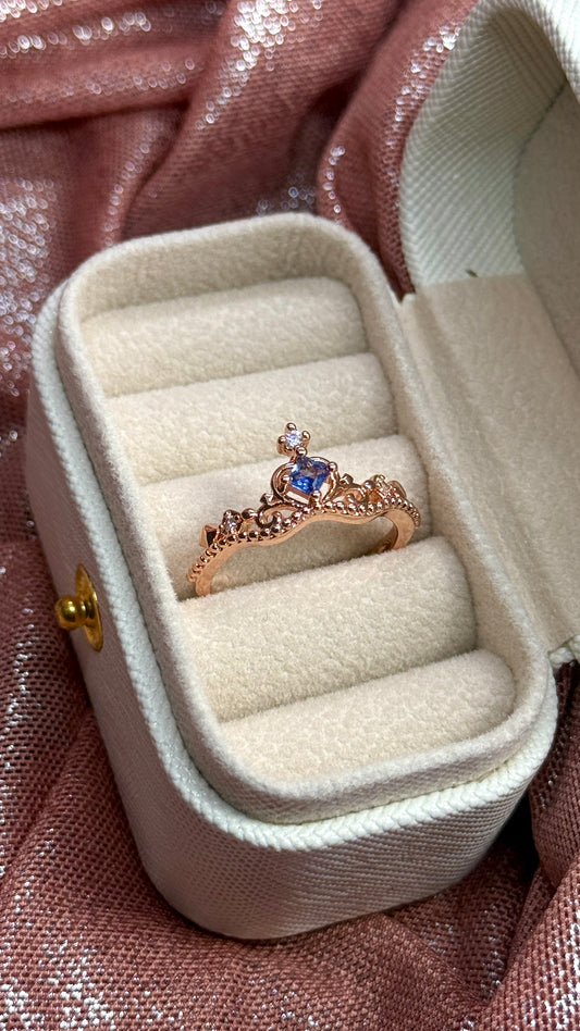 Anillo cenicienta corona