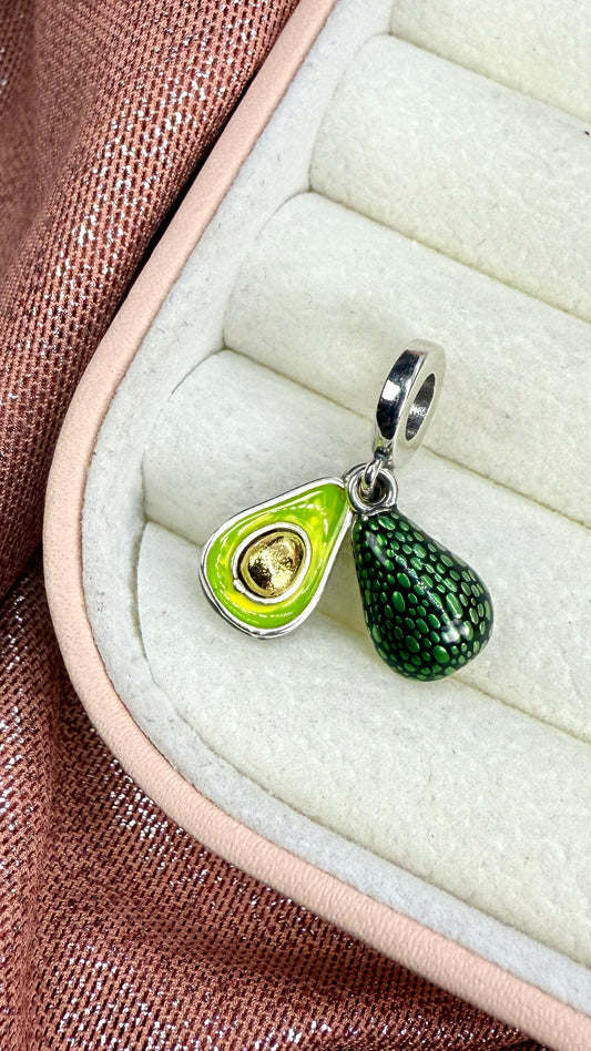 Charm Colgante Doble Aguacate