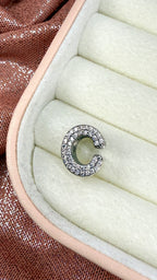 Charm dije de la letra C en plata S925 Cedano Boutique