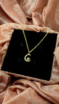 Collar luna y estrella