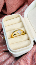 Anillo doble dorado