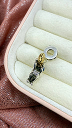 Charm Dije Astronauta y Estrella Colgante | Plata S925