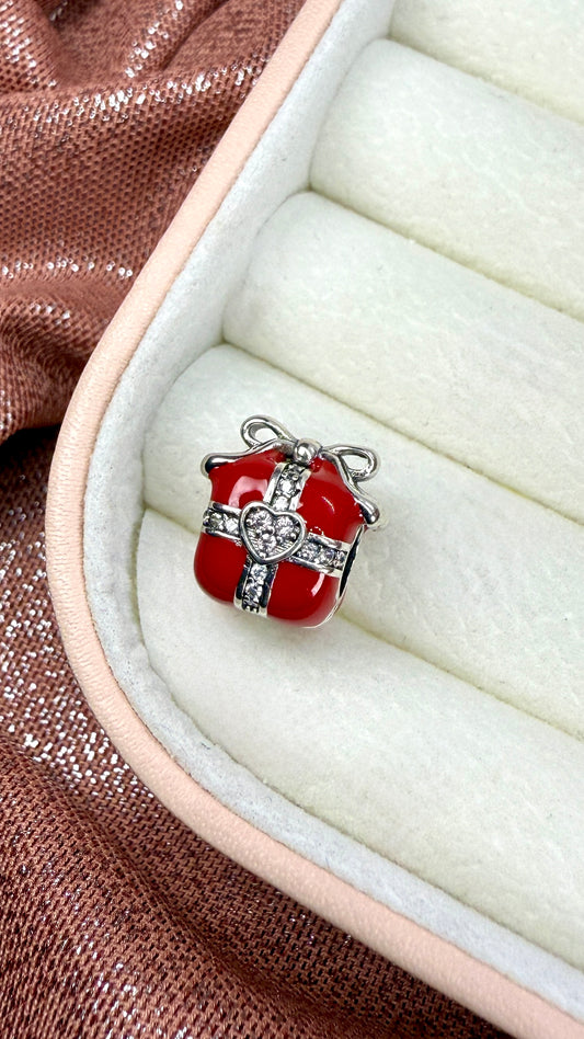 Charm dije regalo rojo
