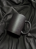 Mug mágico negro escarchado personalizado