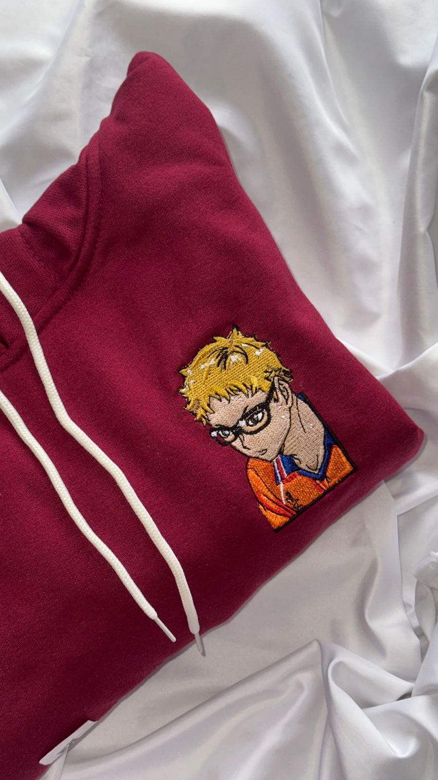 Hoodie bordado de Kei Tsukishima